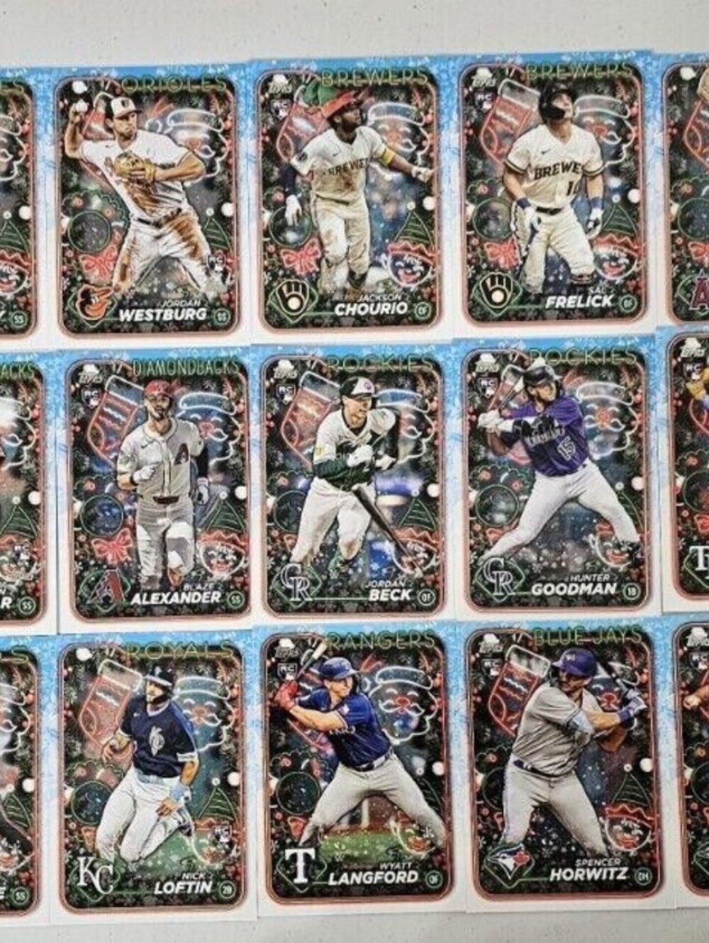 2024 Topps Holiday Rookie Card Lot Of 32